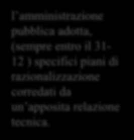 Il nuovo piano di razionalizzazione ricognizione 27 Se -partecipazioni in società che non rientrino in alcuna delle categorie previste dal testo unico in esame, -società prive di dipendenti o abbiano