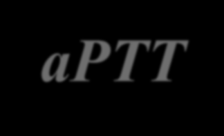 TEMPO DI TROMBOPLASTINA PARZIALE ATTIVATO (aptt) Identifica i deficit acquisiti o congeniti dei fattori IX, VIII, e XI Monitoraggio della terapia anticoagulante orale con eparina.