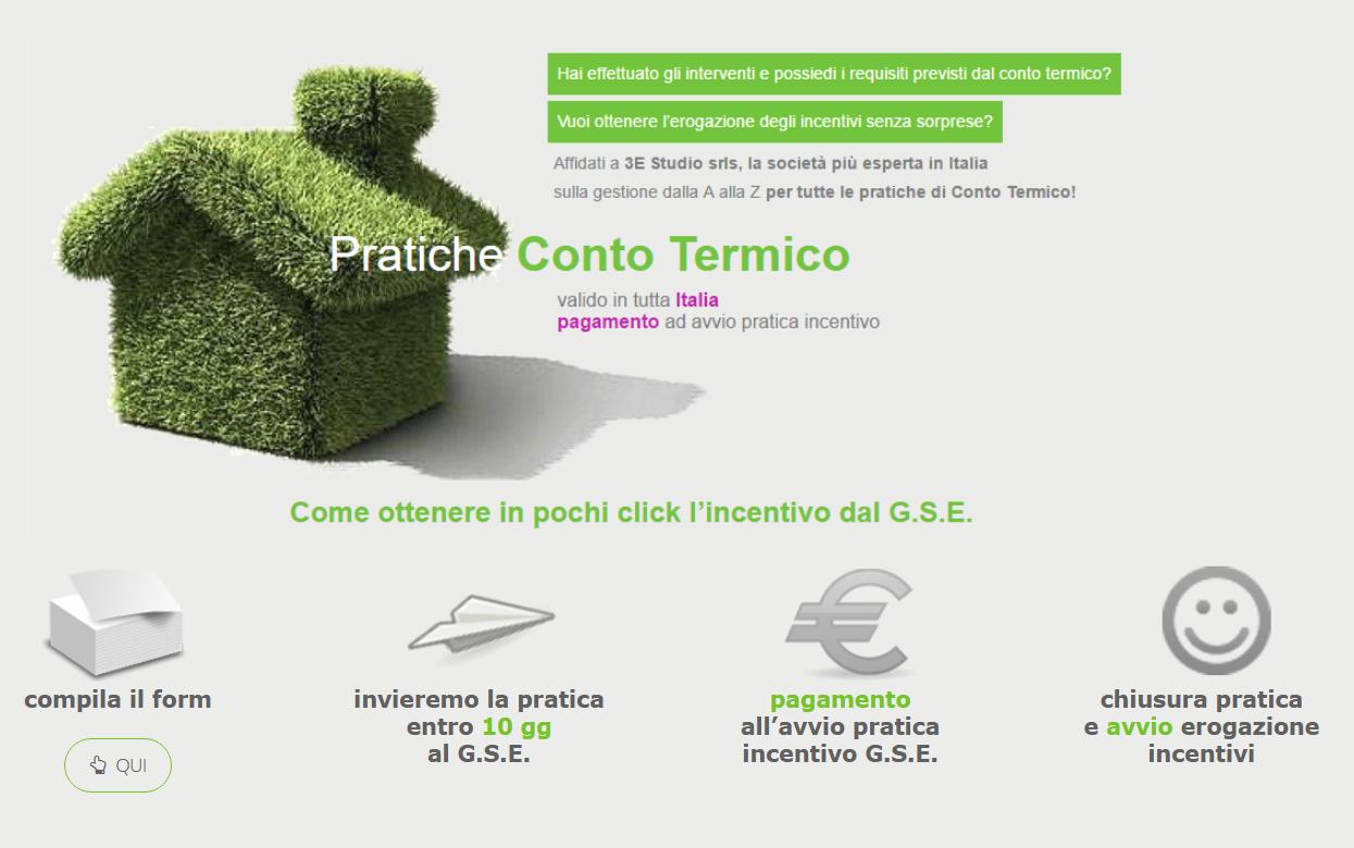 ENTRA SUL SITO: www.pratichecontotermico.it INCENTIVI CONTO TERMICO 2.0 (D.M. 16.02.