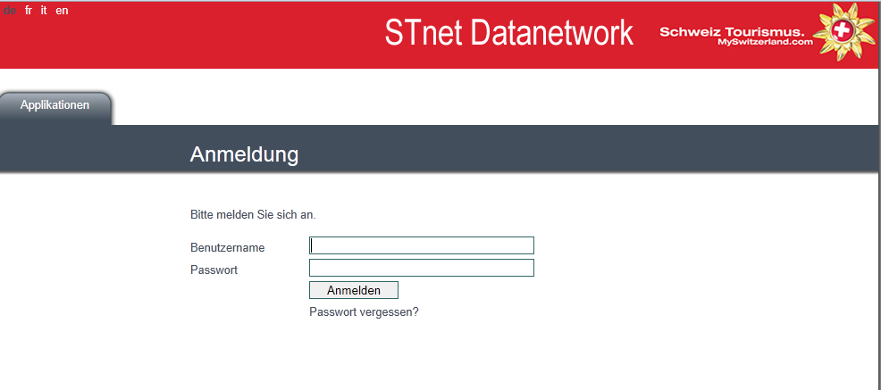 Utilizzo st.stnet.ch.