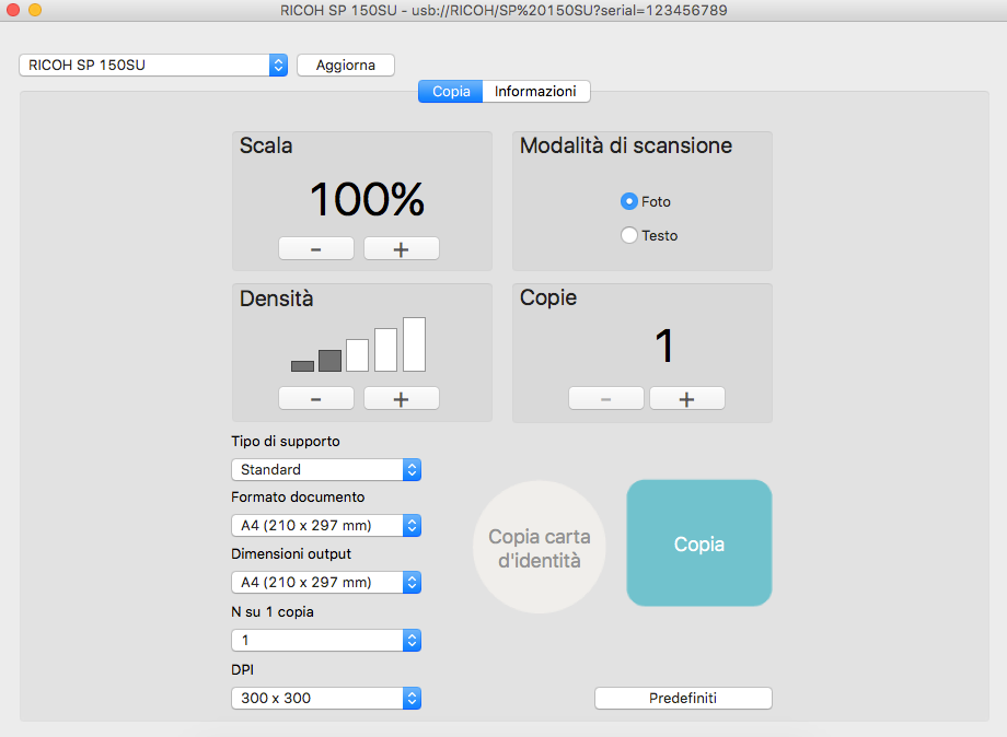 3. Versione Mac 3. Versione Mac Installazione Installare il software eseguendo il programma di installazione presente del CD-ROM fornito con la stampante.