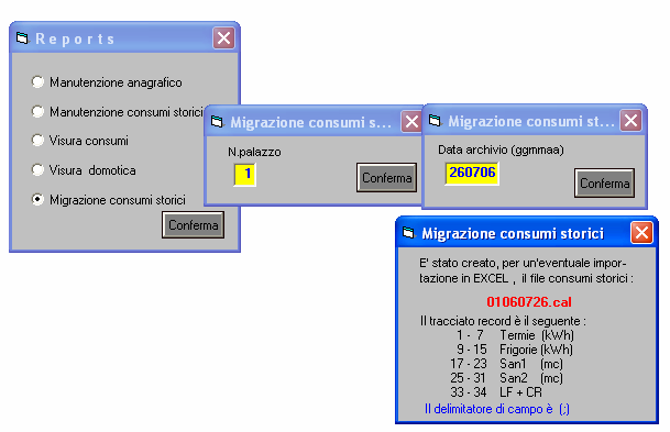 33..55 Migrraazzi ionee cconssumi i ssttorri icci i Questa funzione consente di creare un file con estensione.