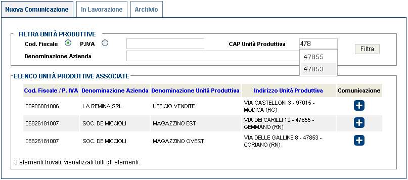 Figura 20 Scheda Nuova Comunicazione 5.1.