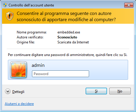 A V V I A R E L I N S T A L L A Z I O N E. Fare doppio click sul file client.exe che avete scaricato.