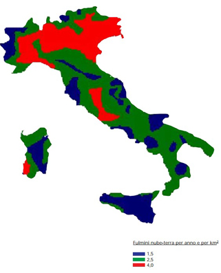 Nuvole e fulmini (I) I due fulmini che, in media, colpiscono ogni kilometro quadrato