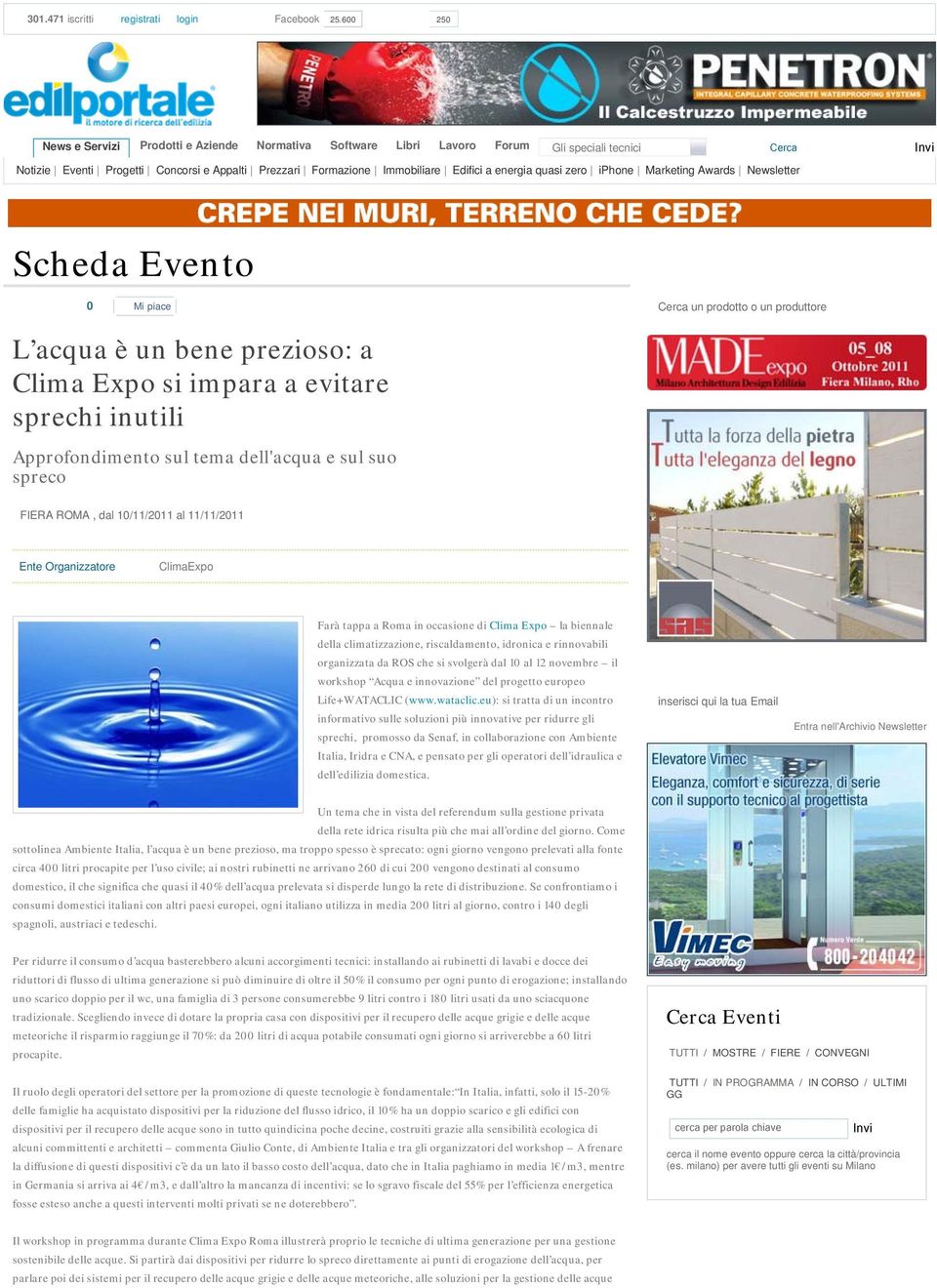 energia quasi zero iphone Marketing Awards Newsletter Scheda Evento 0 Mi piace Cerca un prodotto o un produttore L acqua è un bene prezioso: a Clima Expo si impara a evitare sprechi inutili