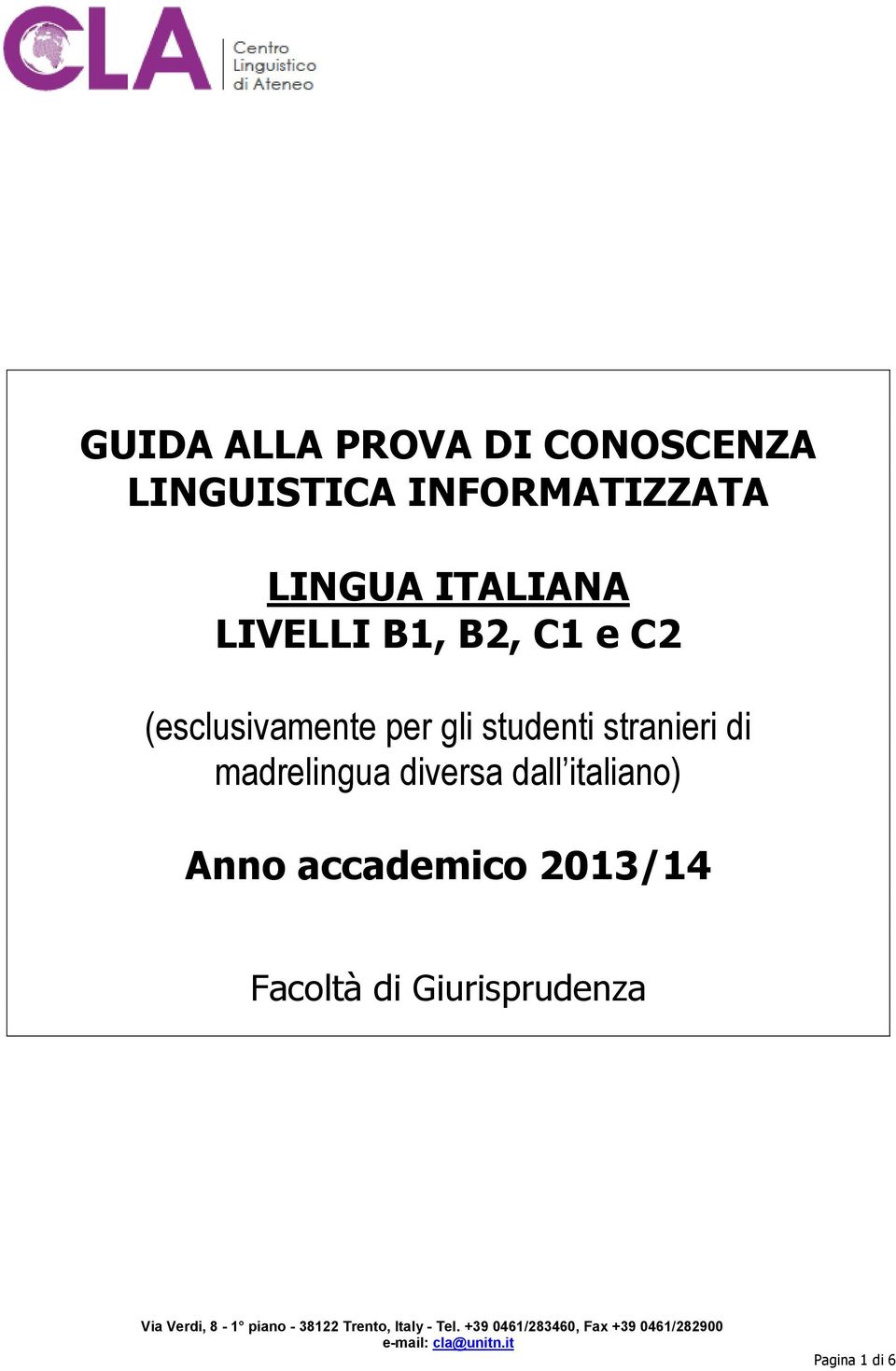 gli studenti stranieri di madrelingua diversa dall italiano)