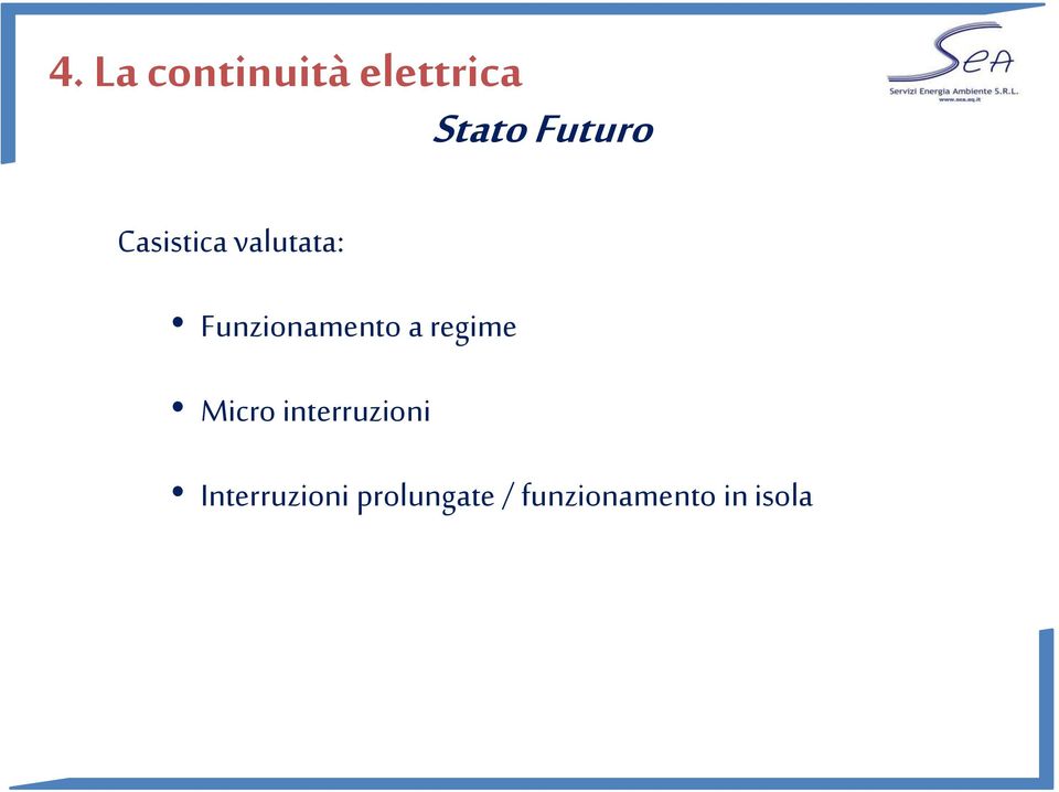 Funzionamento a regime Micro