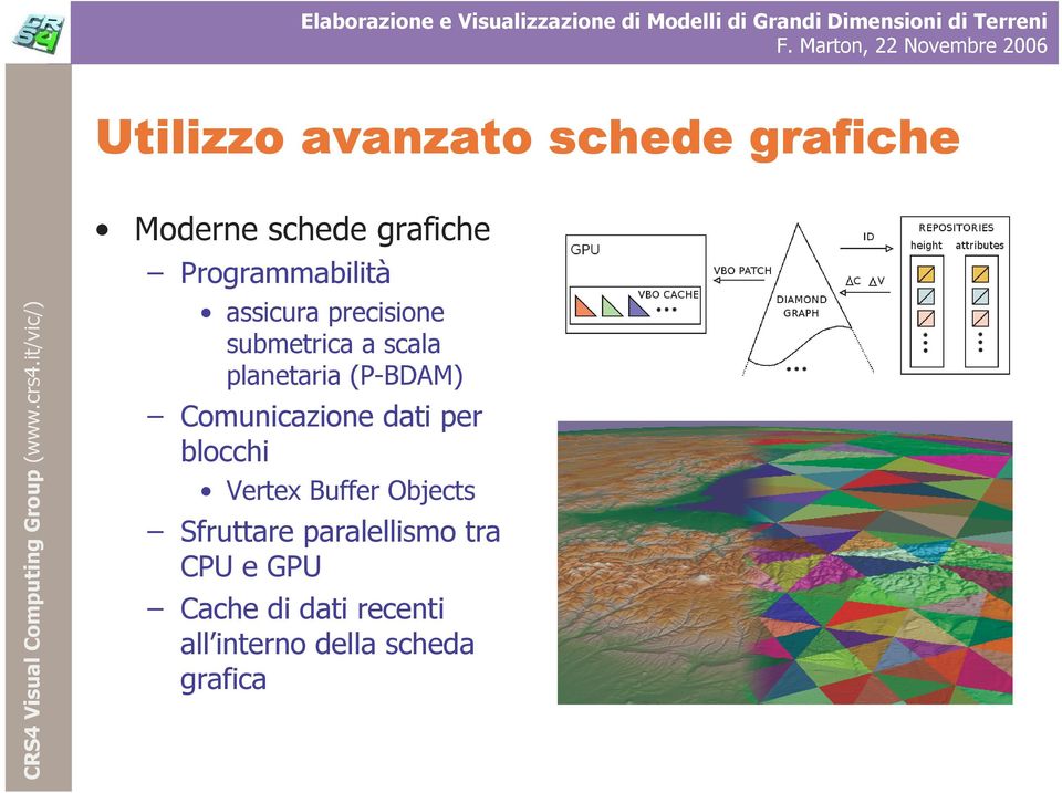 (P-BDAM) Comunicazione dati per blocchi Vertex Buffer Objects