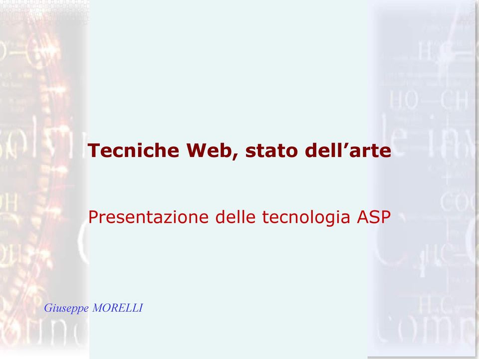 Presentazione delle