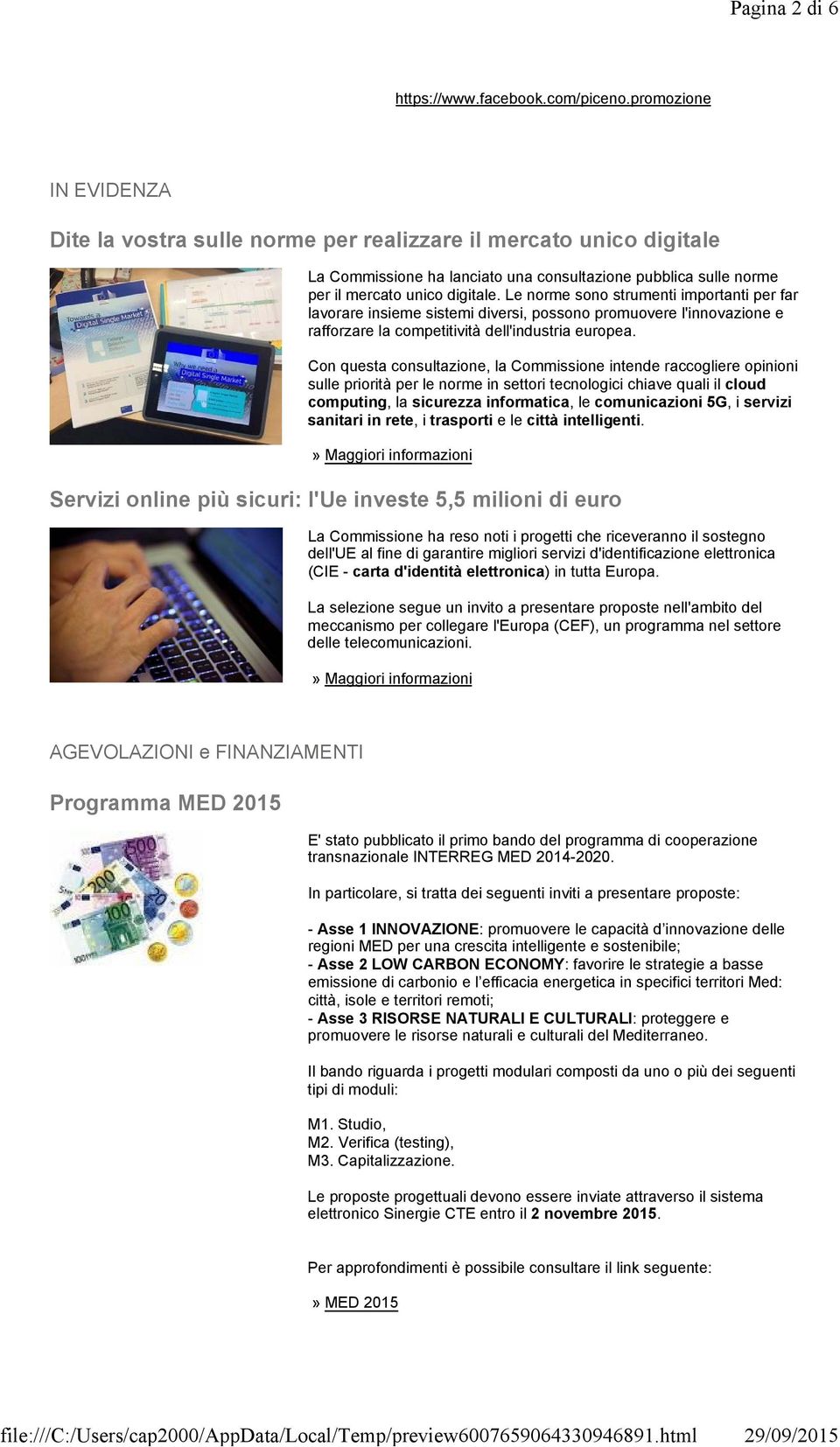 Le norme sono strumenti importanti per far lavorare insieme sistemi diversi, possono promuovere l'innovazione e rafforzare la competitività dell'industria europea.