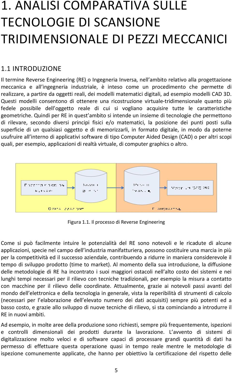 realizzare, a partire da oggetti reali, dei modelli matematici digitali, ad esempio modelli CAD 3D.