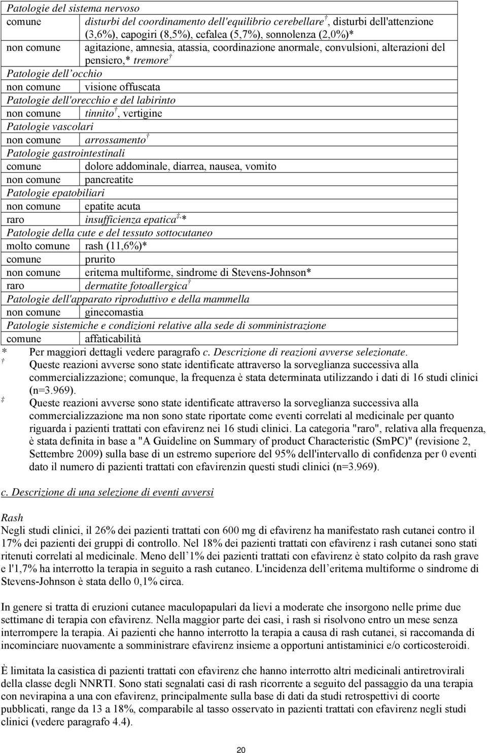 comune tinnito, vertigine Patologie vascolari non comune arrossamento Patologie gastrointestinali comune dolore addominale, diarrea, nausea, vomito non comune pancreatite Patologie epatobiliari non