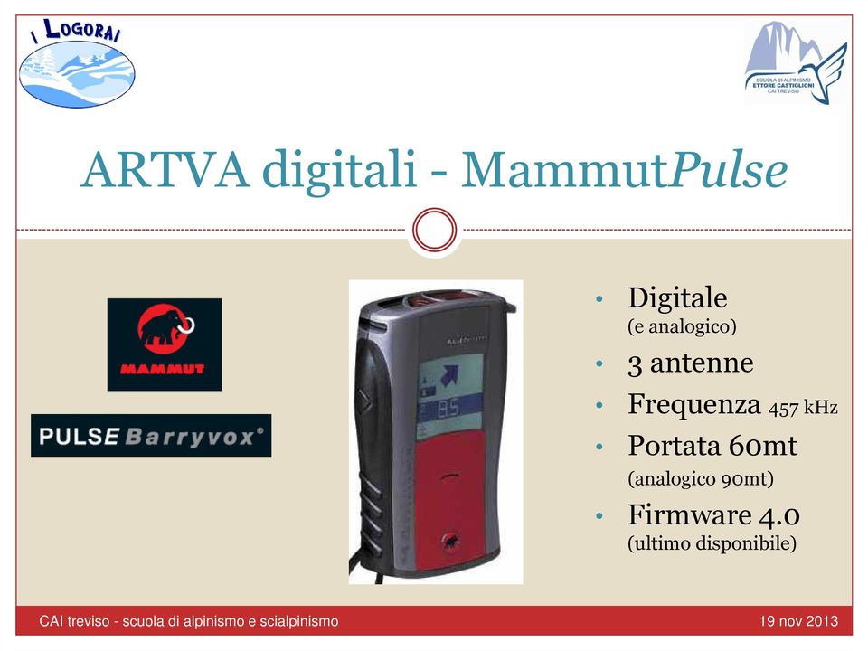 khz Portata 60mt (analogico 90mt)