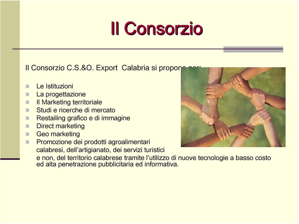 mercato Restailing grafico e di immagine Direct marketing Geo marketing Promozione dei prodotti agroalimentari