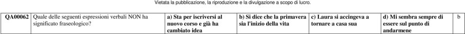 ) St per isriversi l nuovo orso e già h mito ie ) Si ie he l primver si