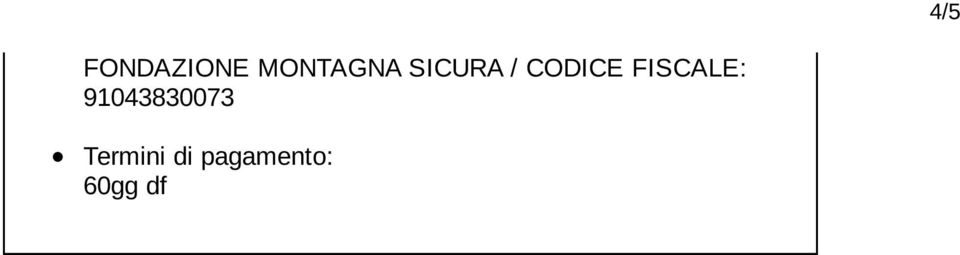 CODICE FISCALE: