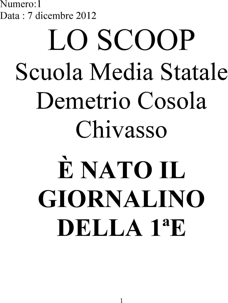 Statale Demetrio Cosola