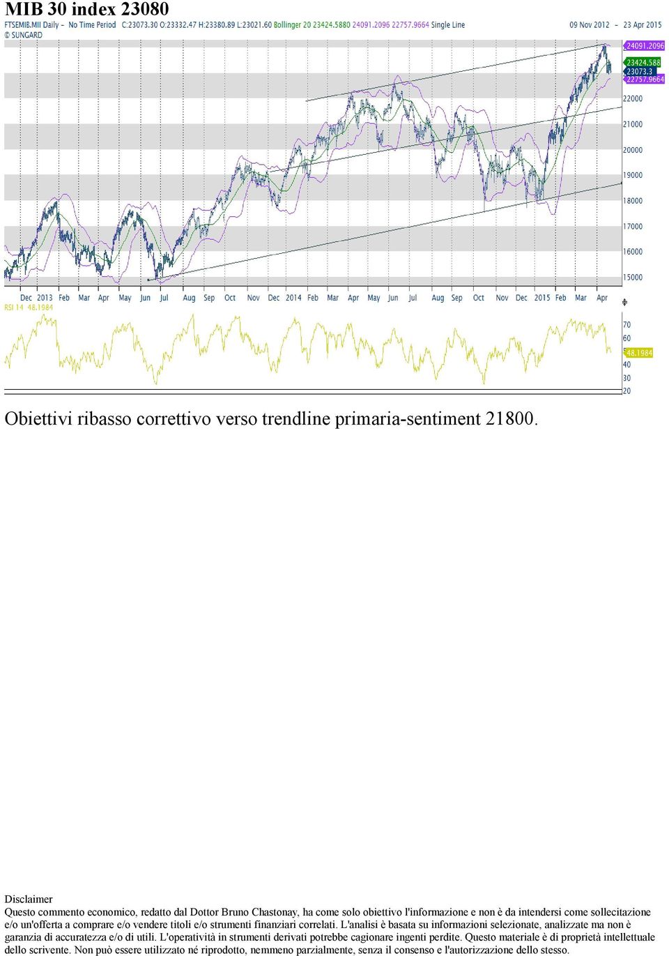 a comprare e/o vendere titoli e/o strumenti finanziari correlati.