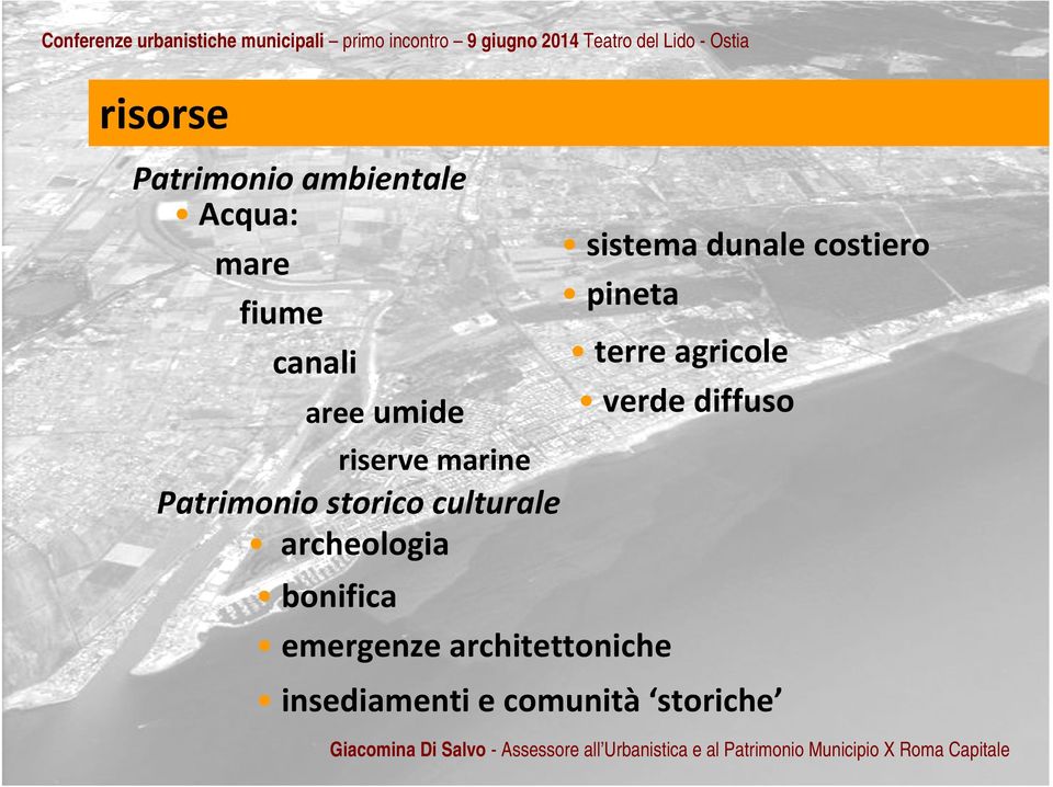 bonifica emergenze architettoniche sistema dunale costiero