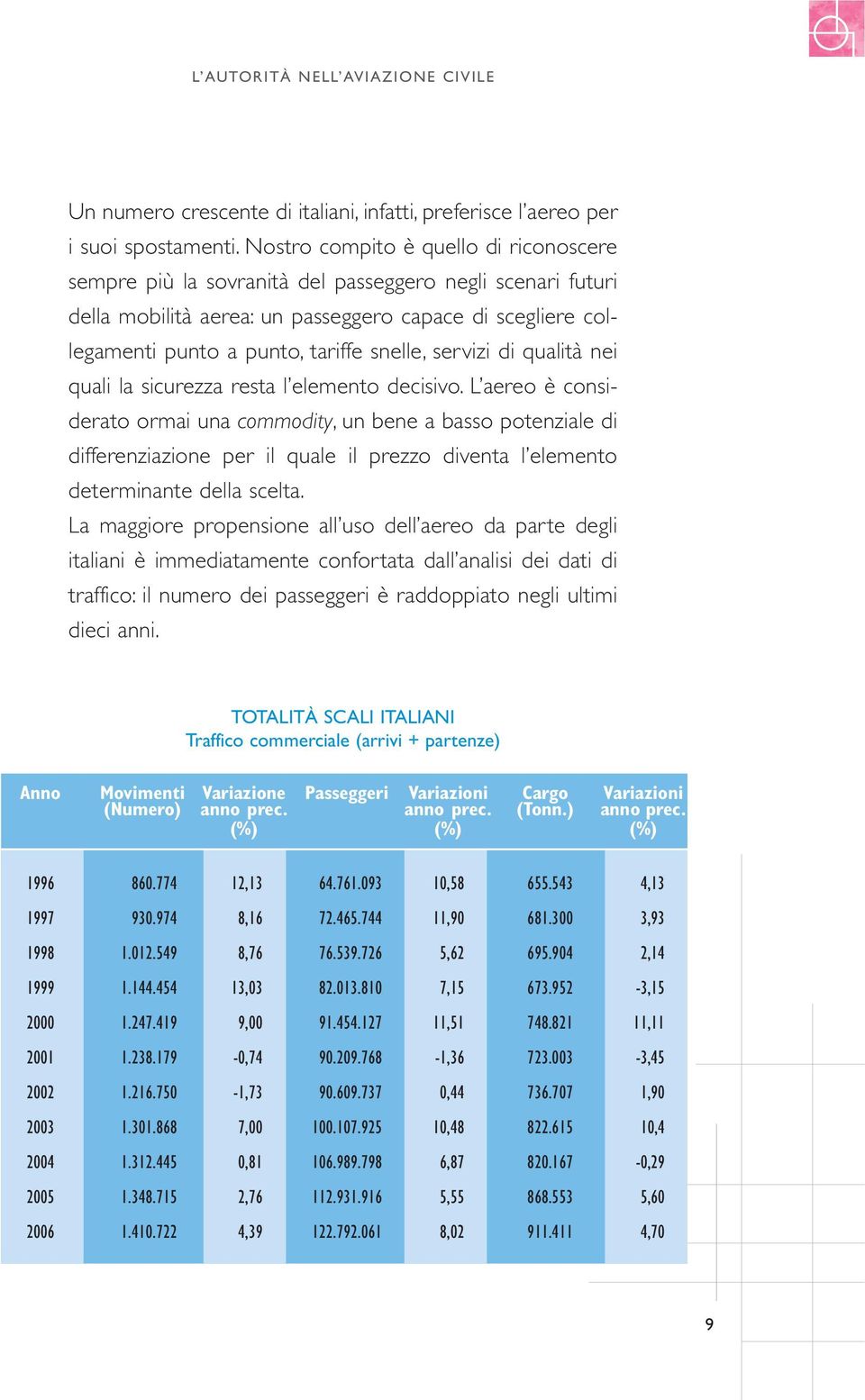 servizi di qualità nei quali la sicurezza resta l elemento decisivo.