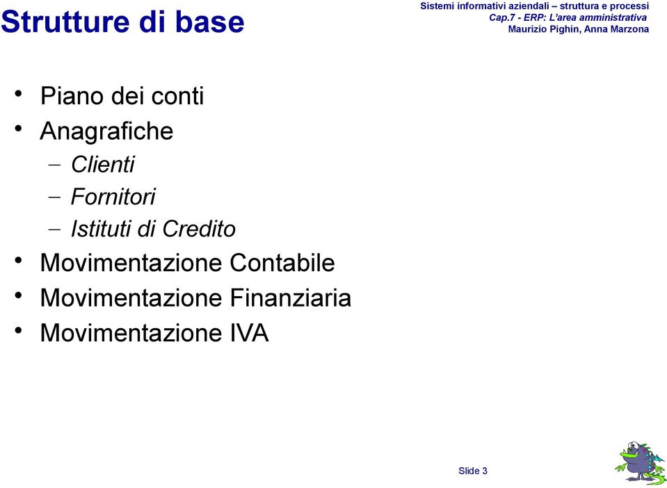 di Credito Movimentazione Contabile