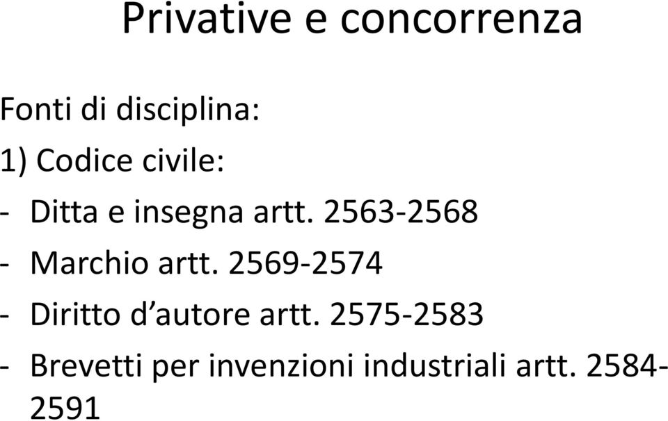 2563-2568 - Marchio artt.