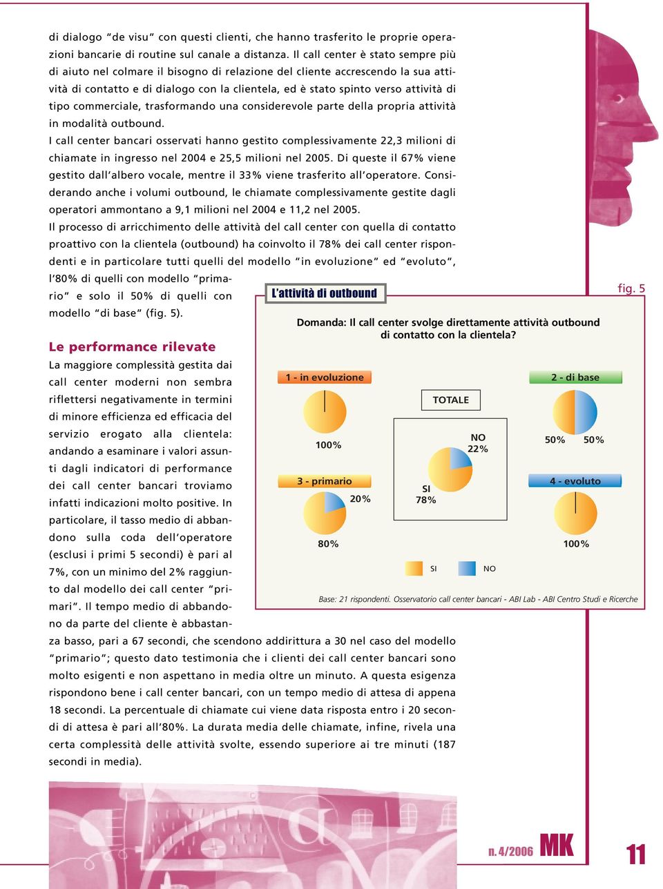 tipo commerciale, trasformando una considerevole parte della propria attività in modalità outbound.