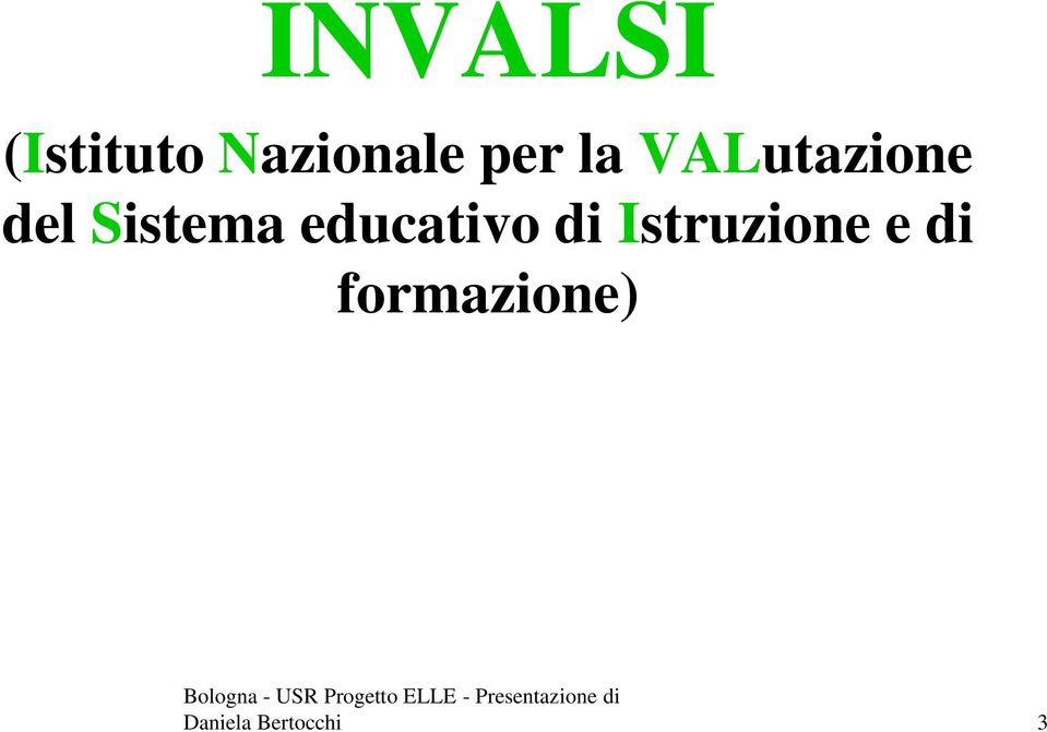 Istruzione e di formazione) Bologna - USR
