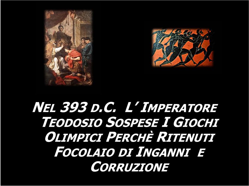 SOSPESE I GIOCHI OLIMPICI