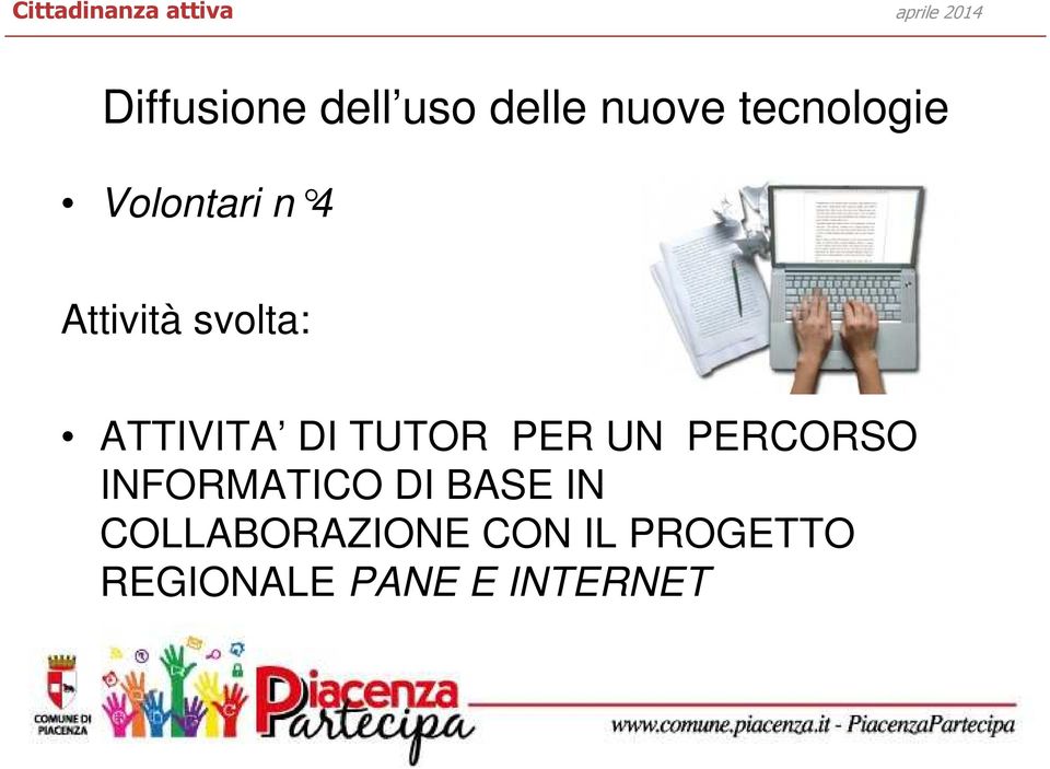 TUTOR PER UN PERCORSO INFORMATICO DI BASE IN