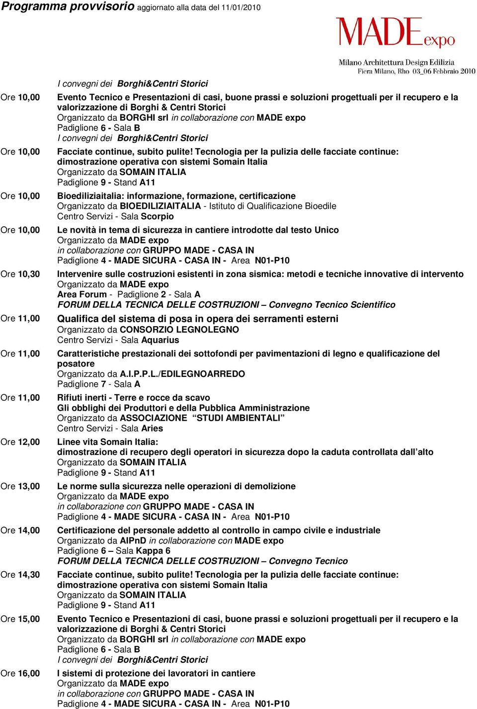 serramenti esterni Organizzato da CONSORZIO LE