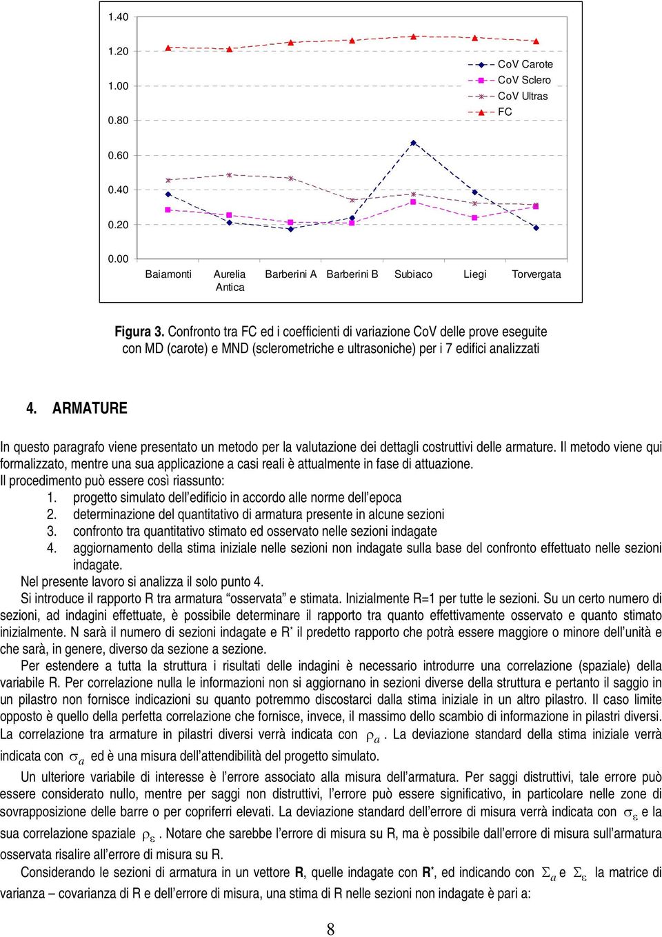 ARMATURE In questo paragrafo viene presentato un metodo per la valutazione dei dettagli costruttivi delle armature.