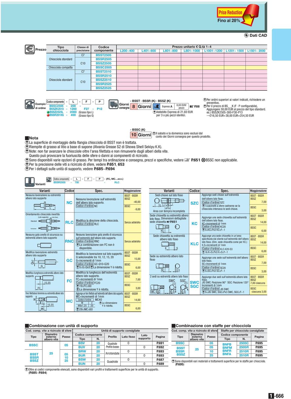 Eddebito Express di 21, EUR per 3 o più pezzi identici. Eer ordini superiori ai valori indicati, richiedere un preventivo. Eer il prezzo di K (F configurabile), ggiungere 3, EUR al prezzo del tipo.