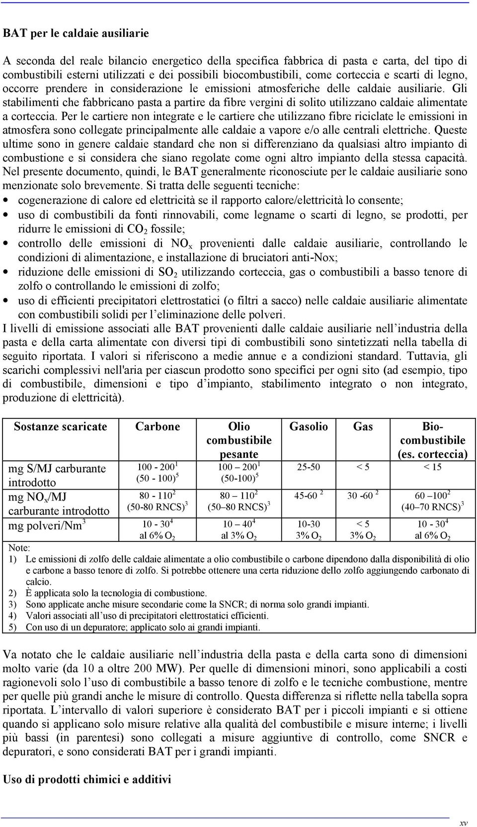 Gli stabilimenti che fabbricano pasta a partire da fibre vergini di solito utilizzano caldaie alimentate a corteccia.