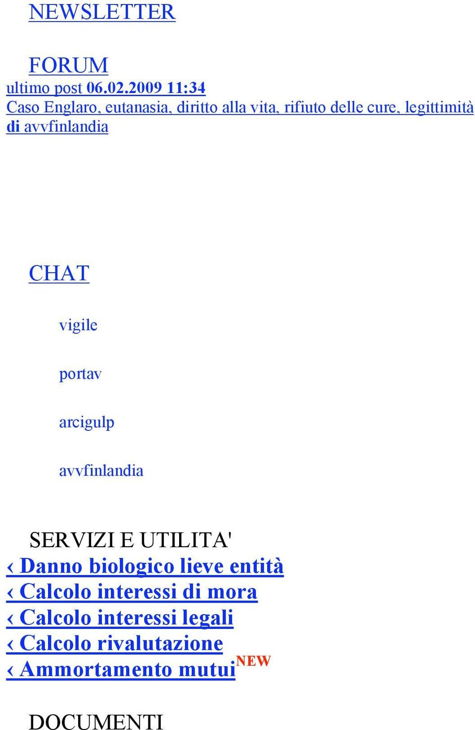 legittimità di avvfinlandia CHAT vigile portav arcigulp avvfinlandia SERVIZI E