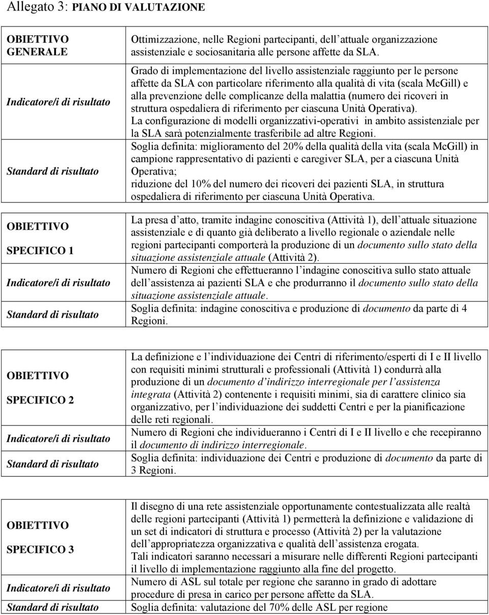 malattia (numero dei ricoveri in struttura ospedaliera di riferimento per ciascuna Unità Operativa).