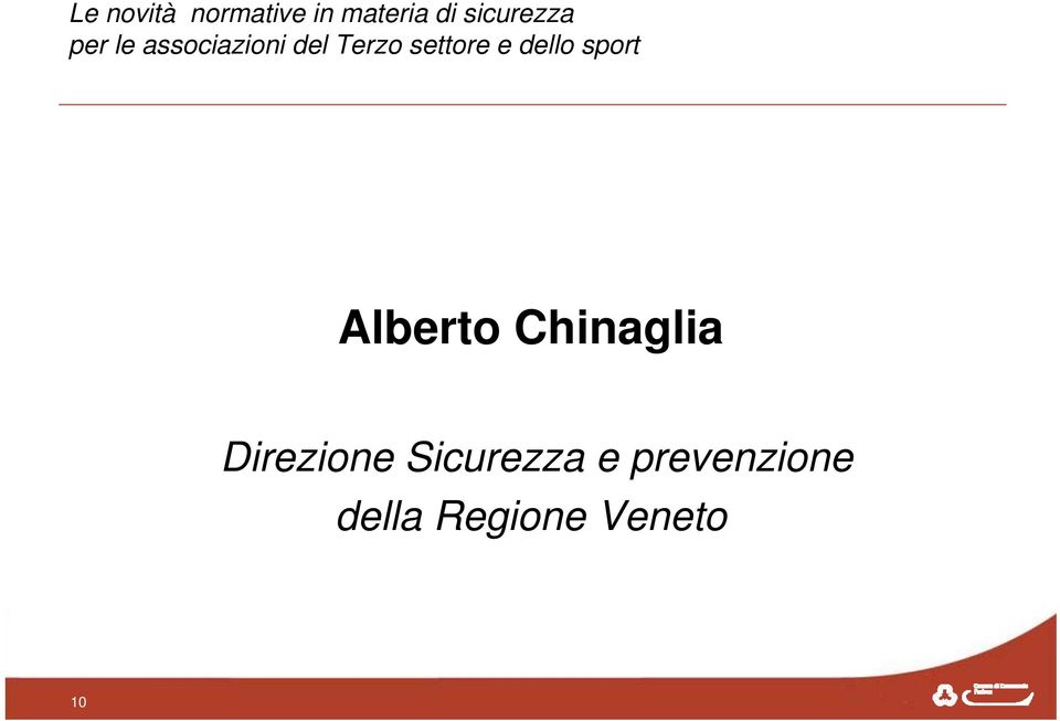 Sicurezza e