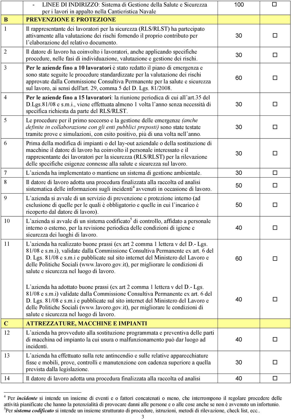 2 Il datore di lavoro ha coinvolto i lavoratori, anche applicando specifiche procedure, nelle fasi di individuazione, valutazione e gestione dei rischi.