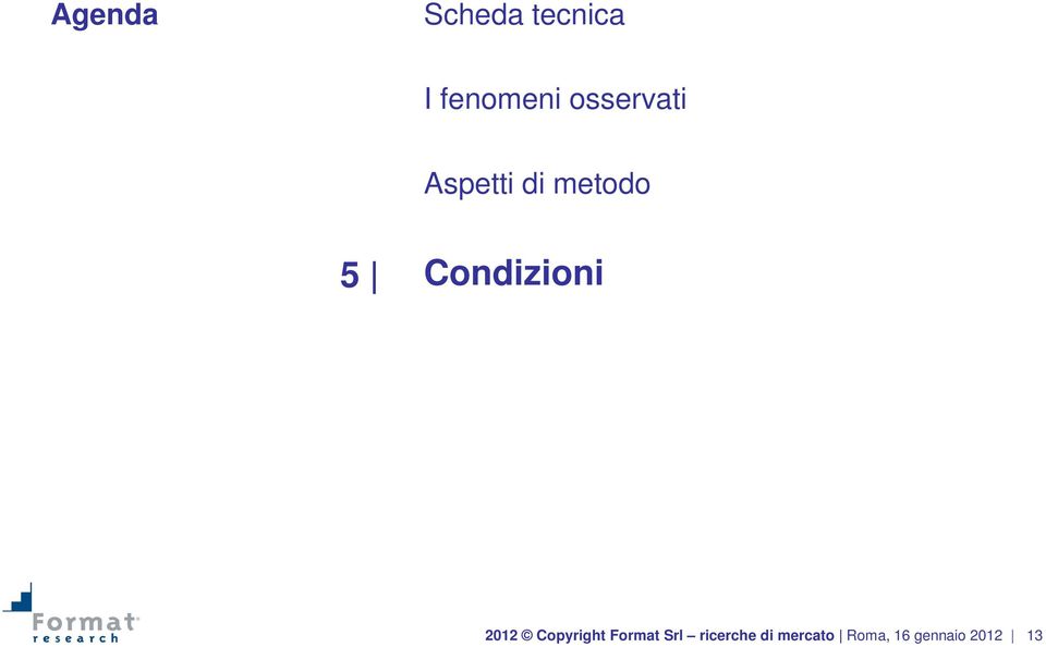 Condizioni 2012 Copyright Format