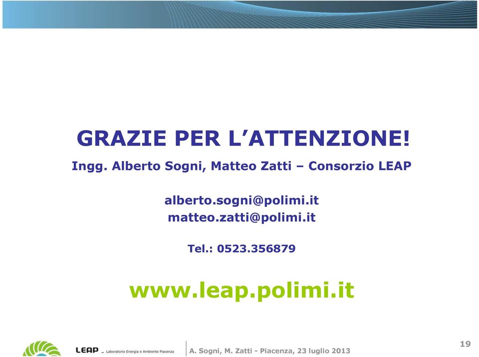 LEAP alberto.sogni@polimi.it matteo.