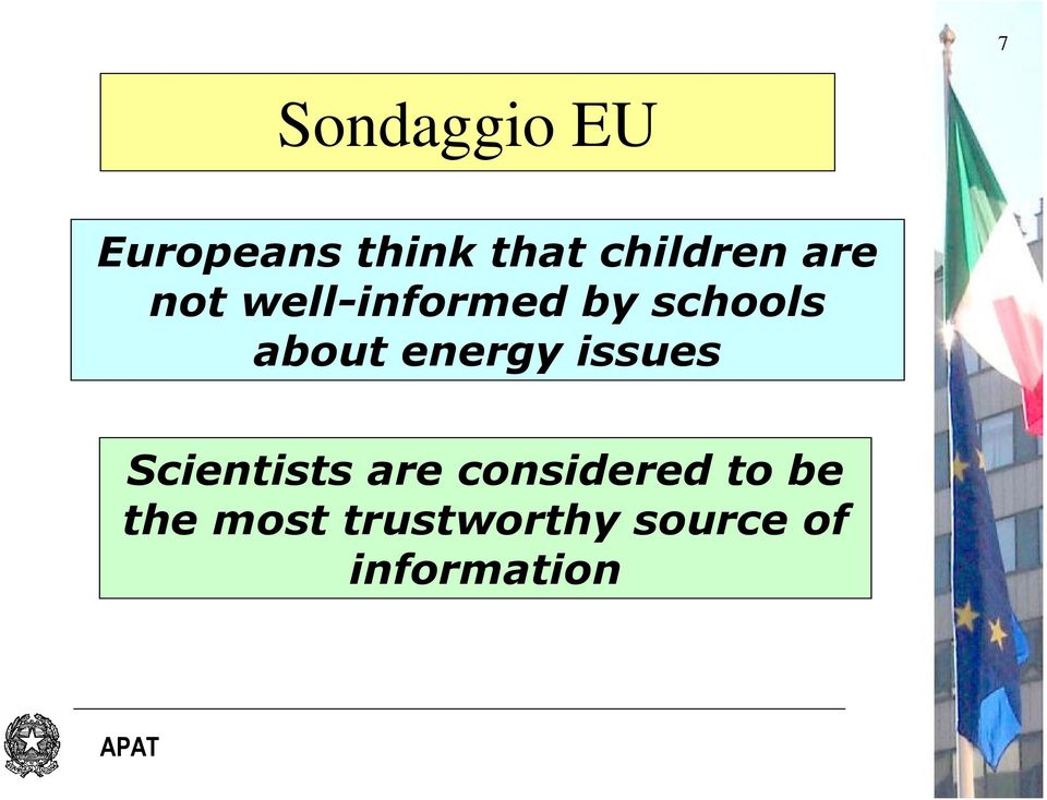 about energy issues Scientists are