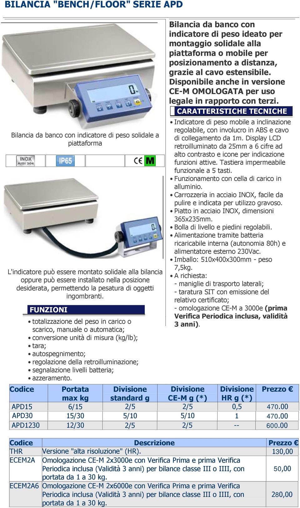 FUNZIONI totalizzazione del peso in carico o scarico, manuale o automatica; conversione unità di misura (kg/lb); tara; autospegnimento; regolazione della retroilluminazione; segnalazione livelli