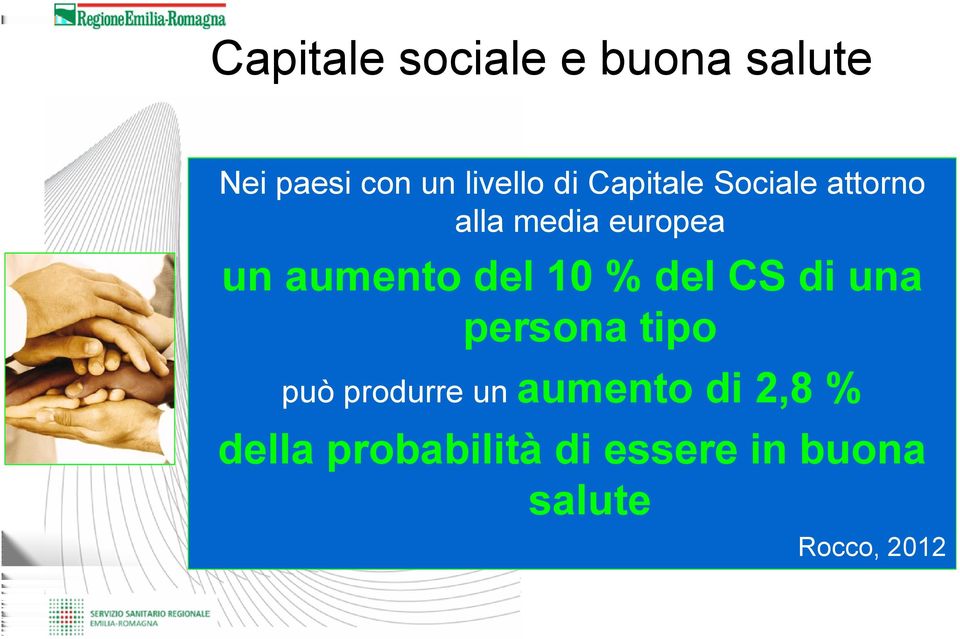 10 % del CS di una persona tipo può produrre un aumento di