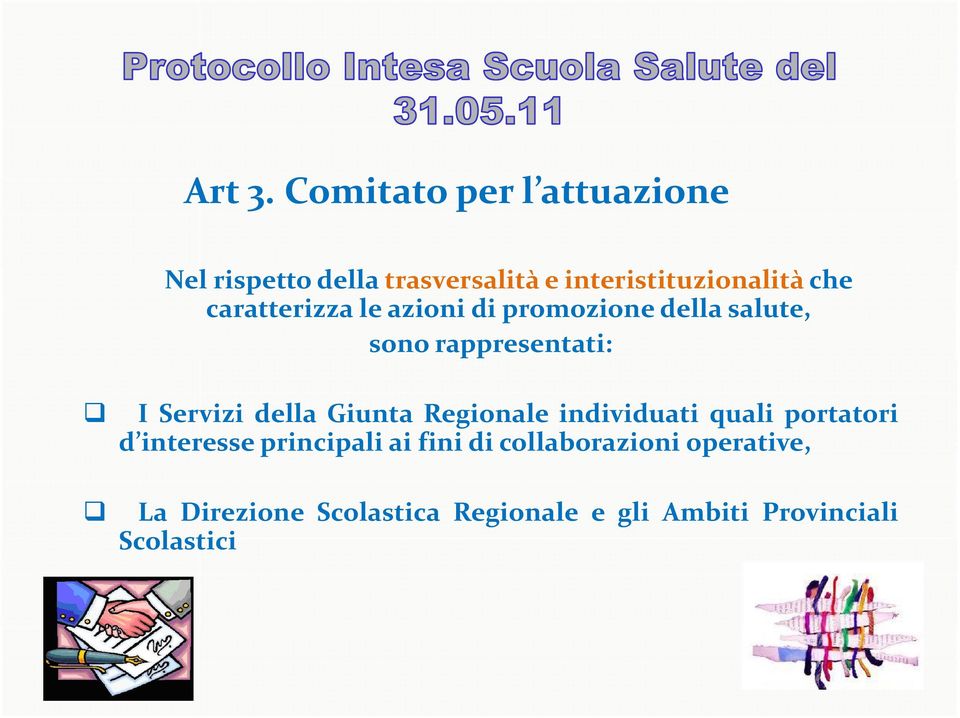 caratterizza le azioni di promozione della salute, sono rappresentati: I Servizi della