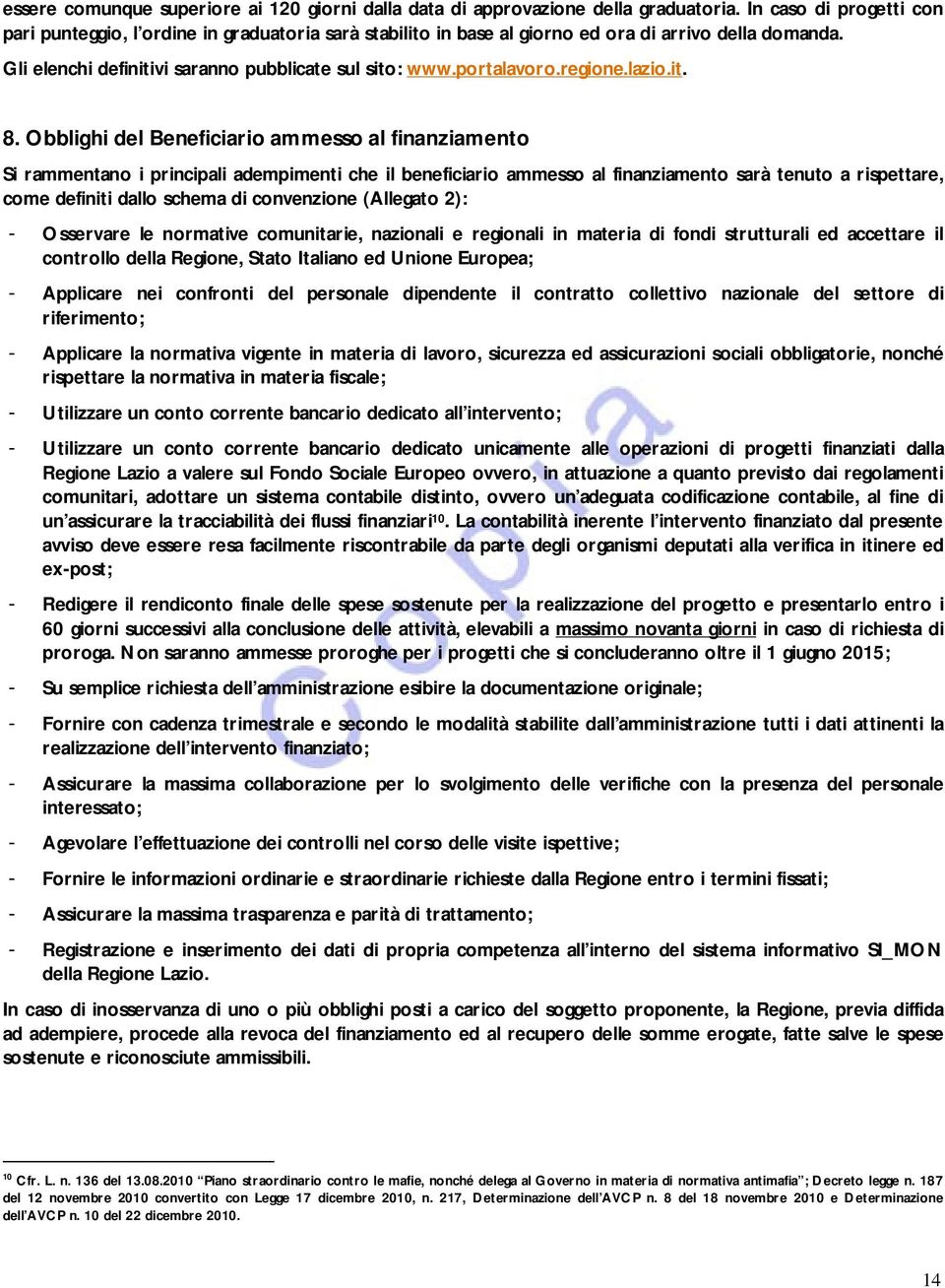 regione.lazio.it. 8.