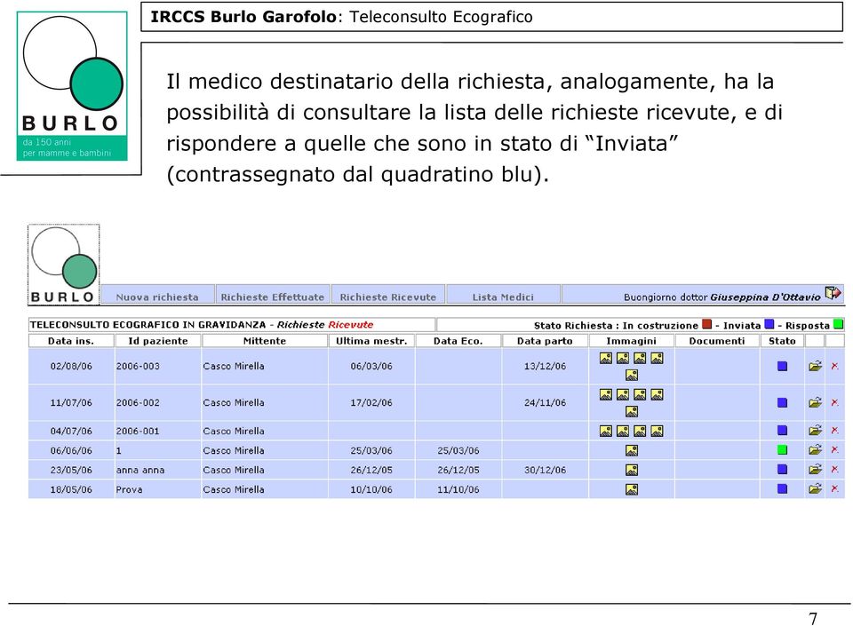 richieste ricevute, e di rispondere a quelle che sono