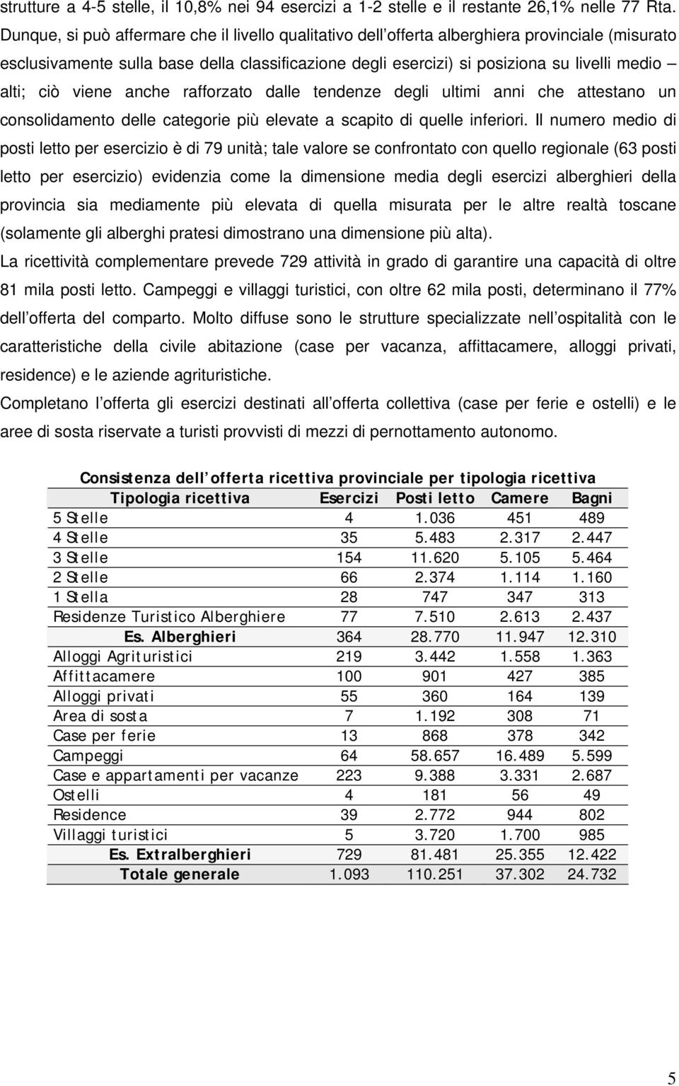 ciò viene anche rafforzato dalle tendenze degli ultimi anni che attestano un consolidamento delle categorie più elevate a scapito di quelle inferiori.