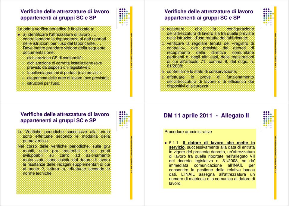 dichiarazione CE di conformità; 2. dichiarazione di corretta installazione (ove previsto da disposizioni legislative); 3. tabelle/diagrammi di portata (ove previsti): 4.