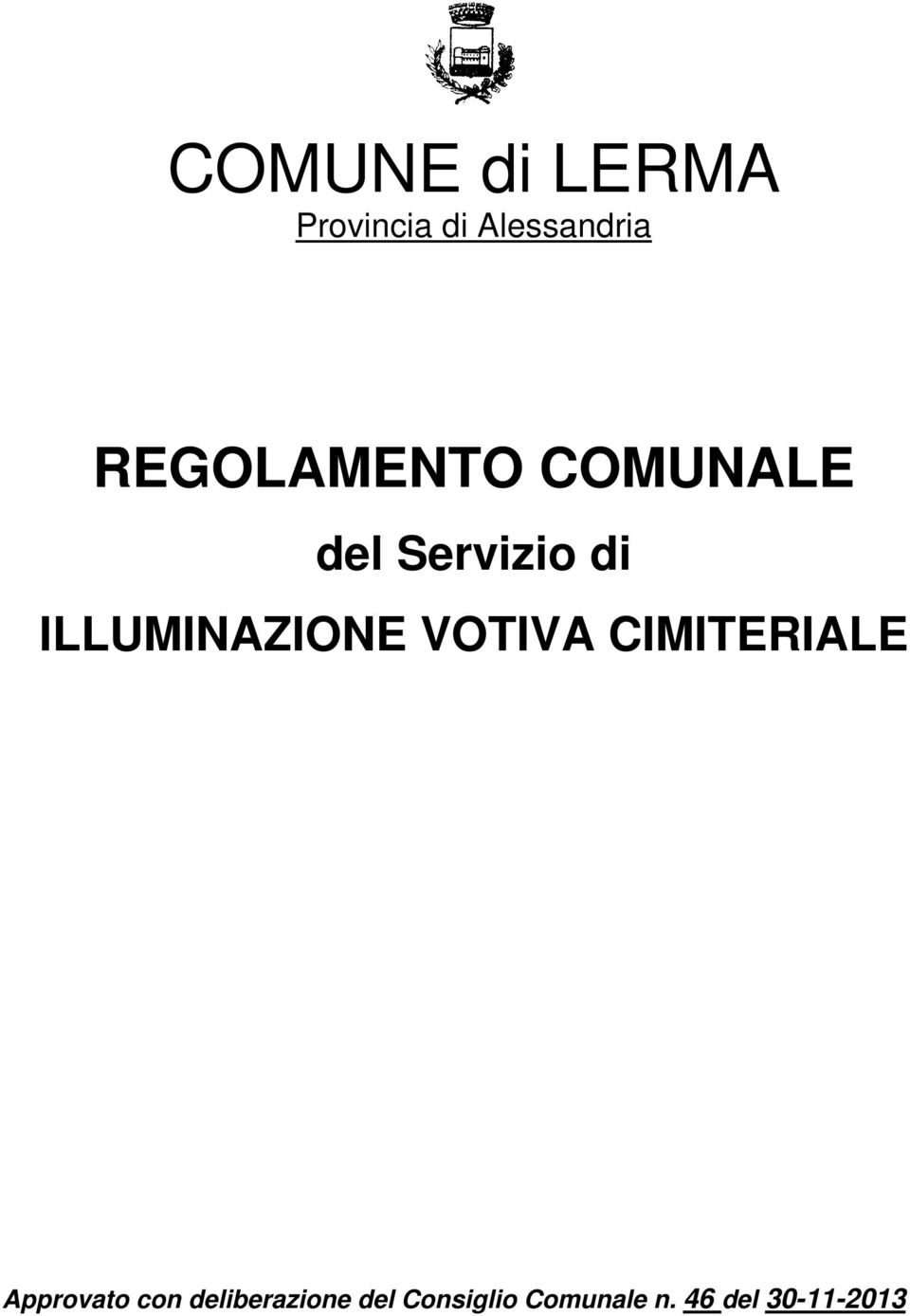 ILLUMINAZIONE VOTIVA CIMITERIALE Approvato